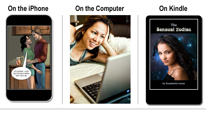 on the iPhone, On the Computer and On Kindle